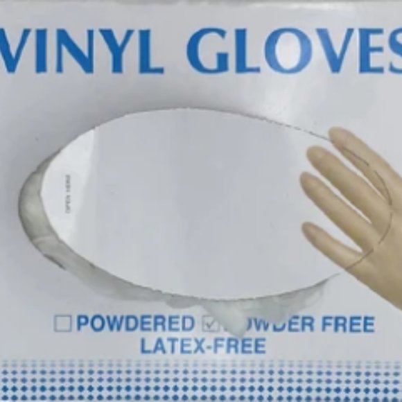 Boxes of 100pcs Disposable Vinyl Gloves. - Picture 1 of 1